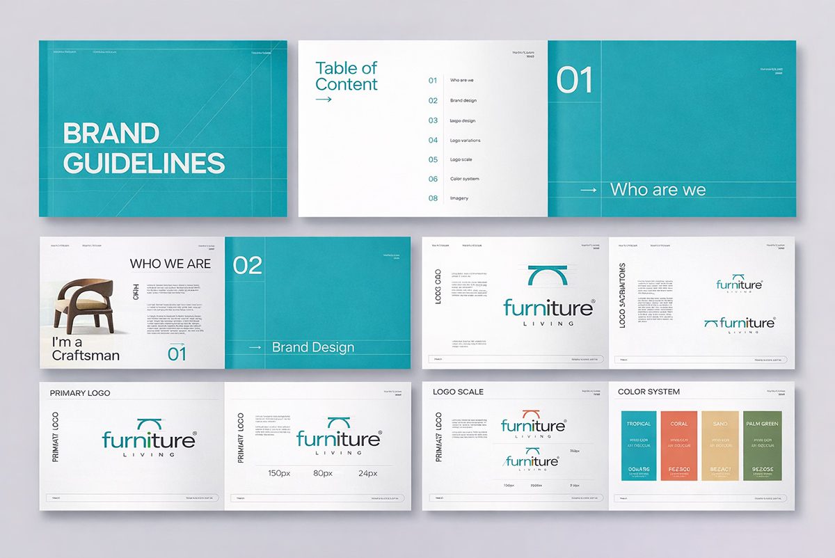 St. Petersburg, FL Creative and Digital Services - Brand Identity - Palm Island Creative