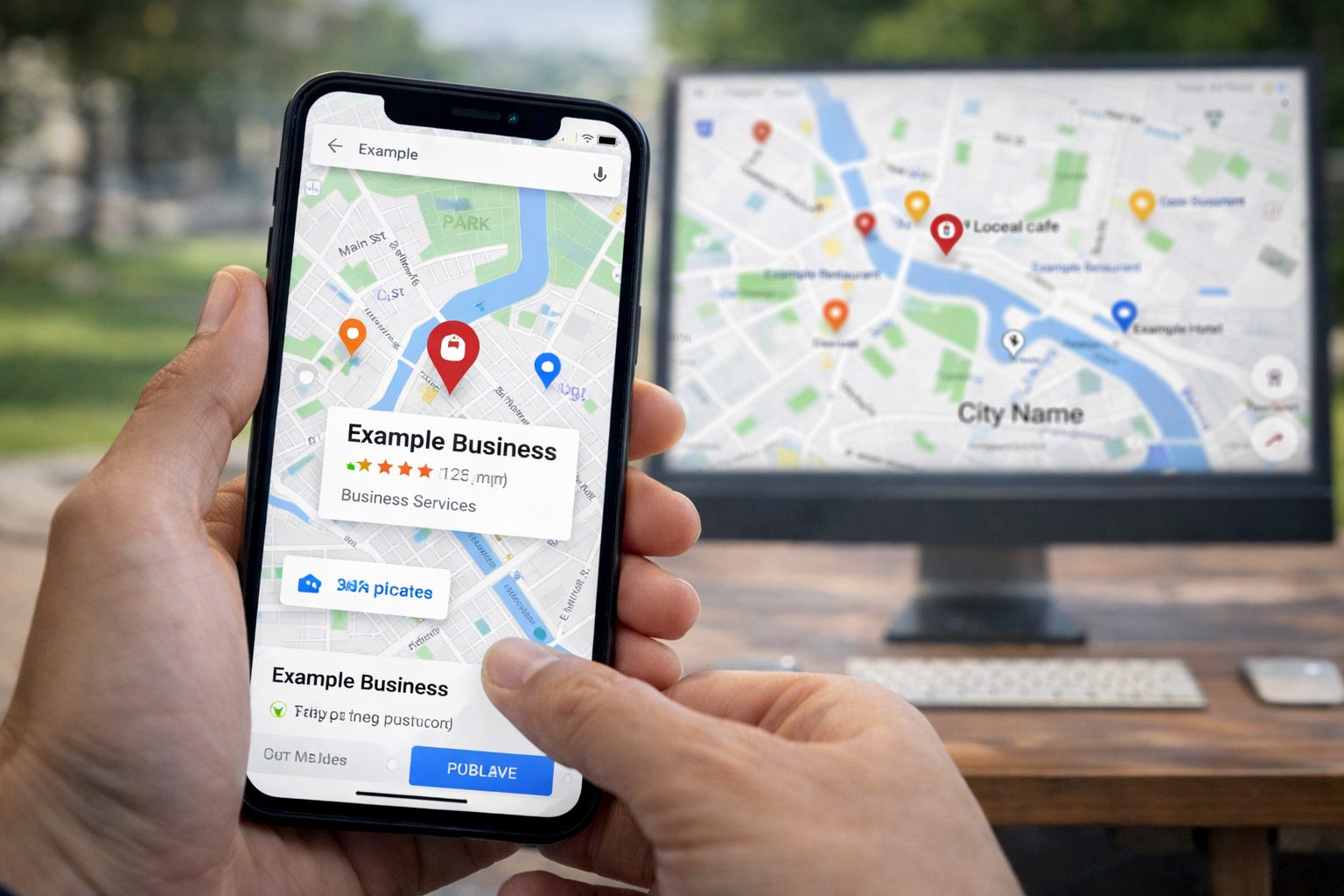 Local Search Enhancement - Google Business Profile - Palm Island Creative