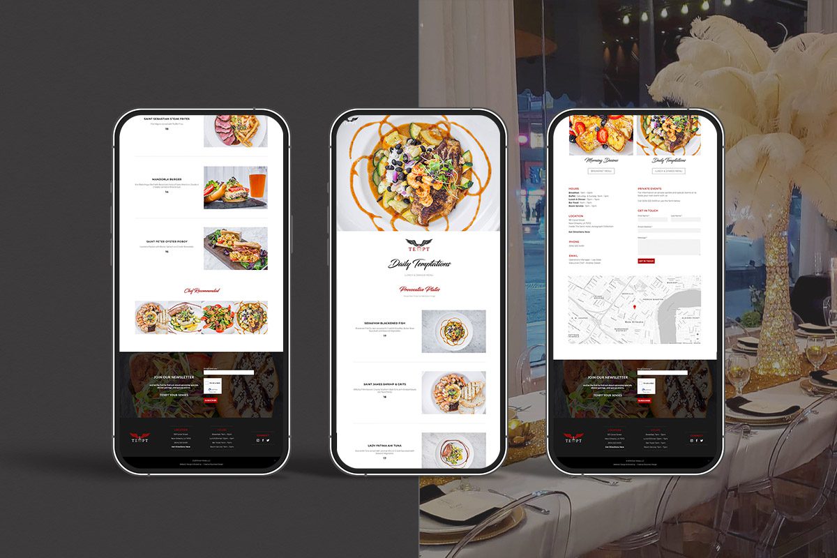 Fort Myers Website Design for Small Businesses - Custom Website Design For Restaurants & Hospitality Businesses - Palm Island Creative